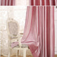 Decorative High Grade Velvet Fabric Tulle Window Curtain / Ruchi