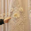 Polyester Fabric Window Curtain For Living Room / Ruchi