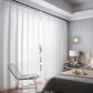 Decorative High Grade Velvet Fabric Tulle Window Curtain / Ruchi