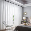 Decorative High Grade Velvet Fabric Tulle Window Curtain / Ruchi