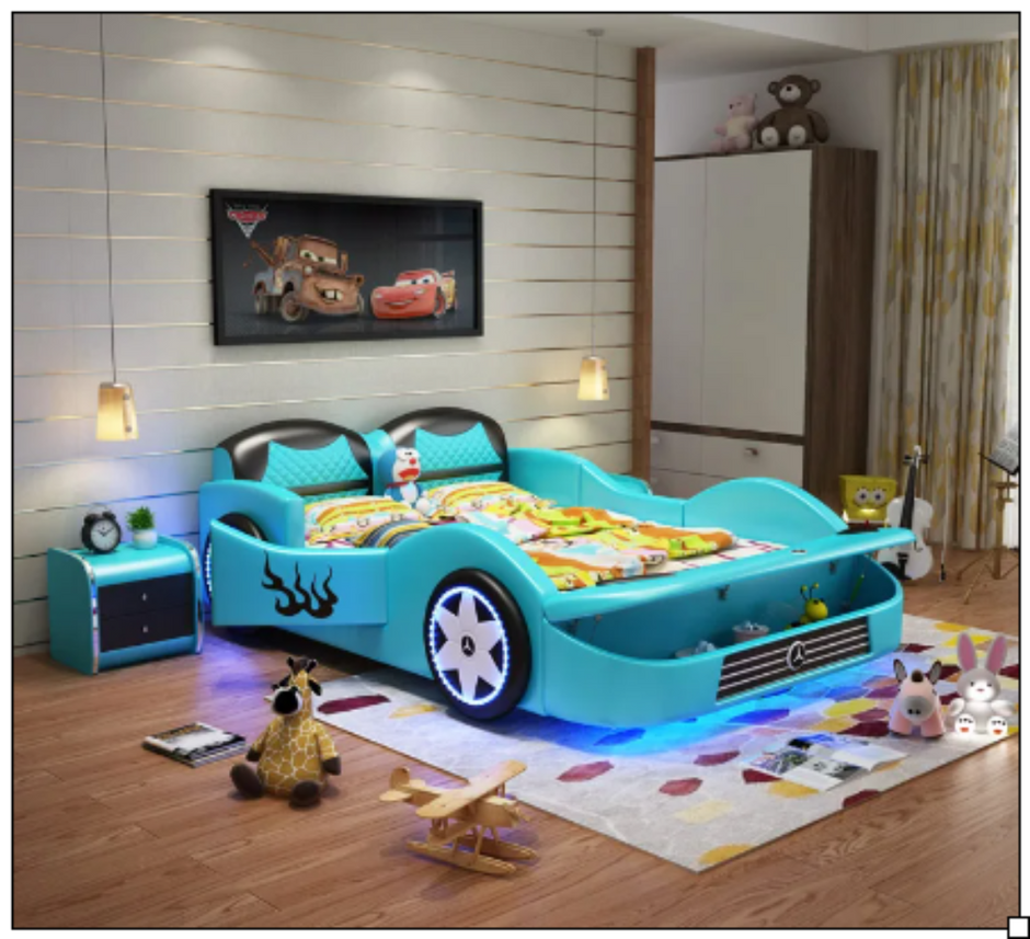 Leather Car Bed with LED / Ruchi