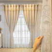 Embroidered Tulle Window Curtain For Bedroom / Ruchi