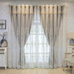 Embroidered Tulle Window Curtain For Bedroom / Ruchi