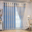 Embroidered Tulle Window Curtain For Bedroom / Ruchi