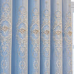 Embroidered Tulle Window Curtain For Bedroom / Ruchi