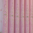 Embroidered Tulle Window Curtain For Bedroom / Ruchi