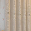 Embroidered Tulle Window Curtain For Bedroom / Ruchi