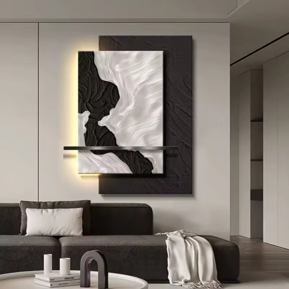 Modern Abstract LED Wall Light / Ruchi