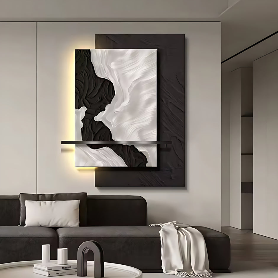 Modern Abstract LED Wall Light / Ruchi