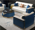 3 Piece Leather Sofa Set For Living Room / Ruchi