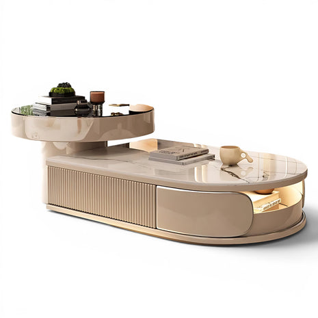 LED Coffee Table With Storage / Ruchi