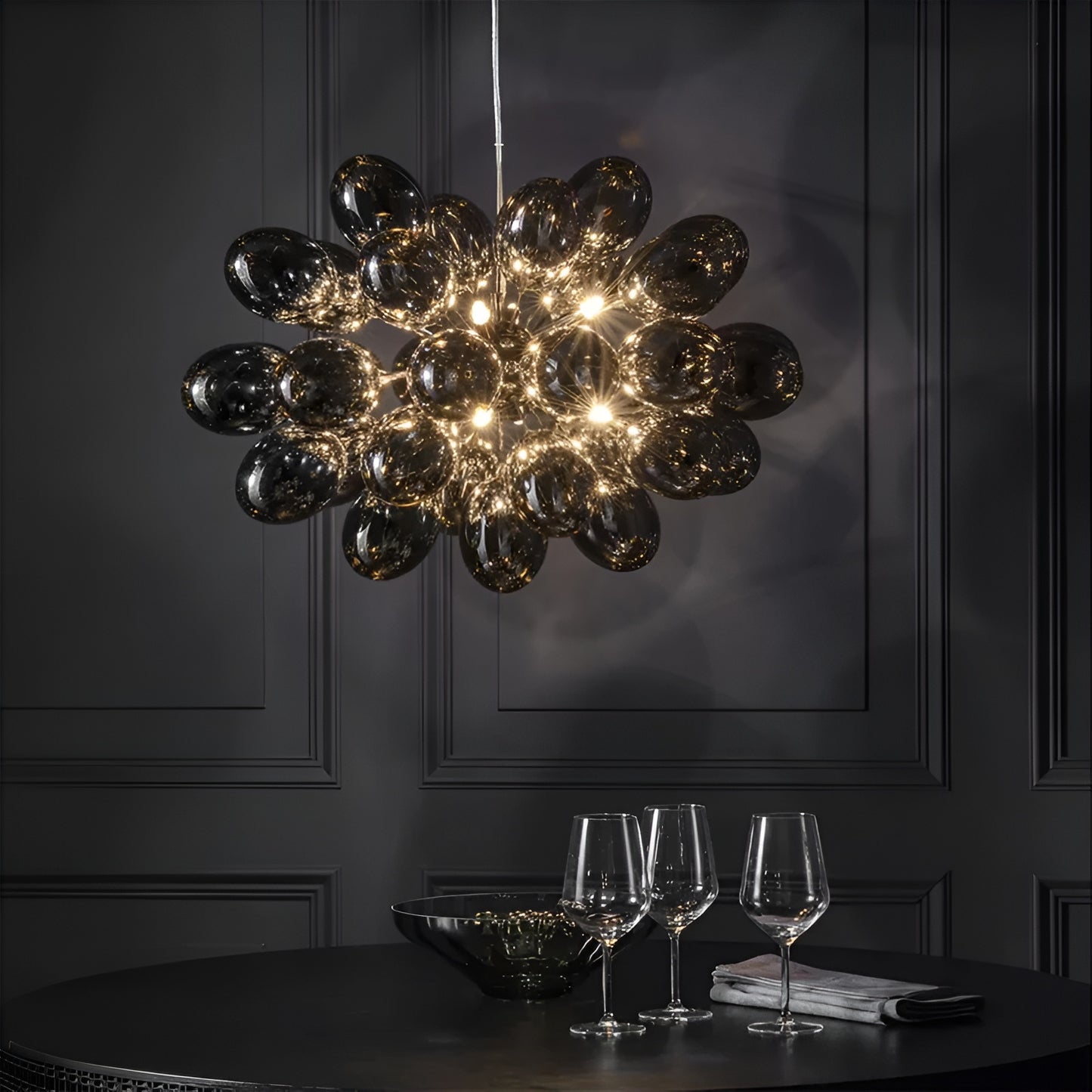 Modern Balloon Glass LED Pendant Chandelier Light / Ruchi