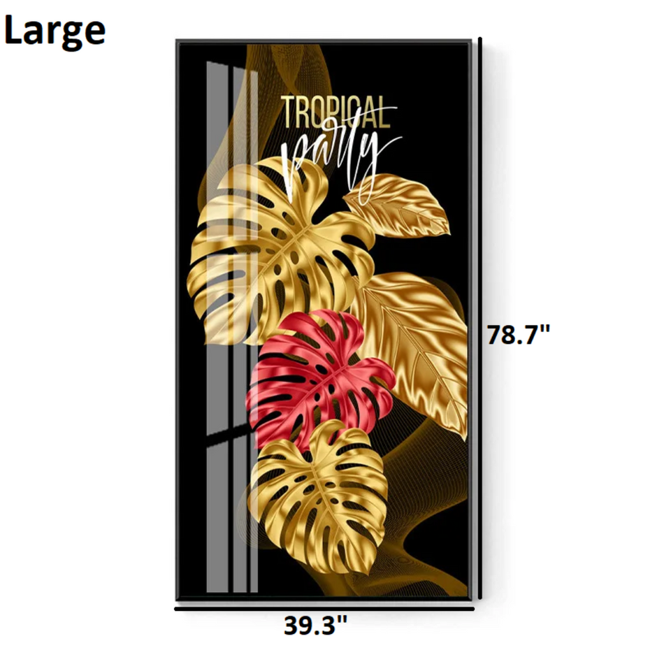 Tropical Leafs HD Framed Poster / Ruchi