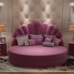 Luxury Velvet Round Bed / Ruchi