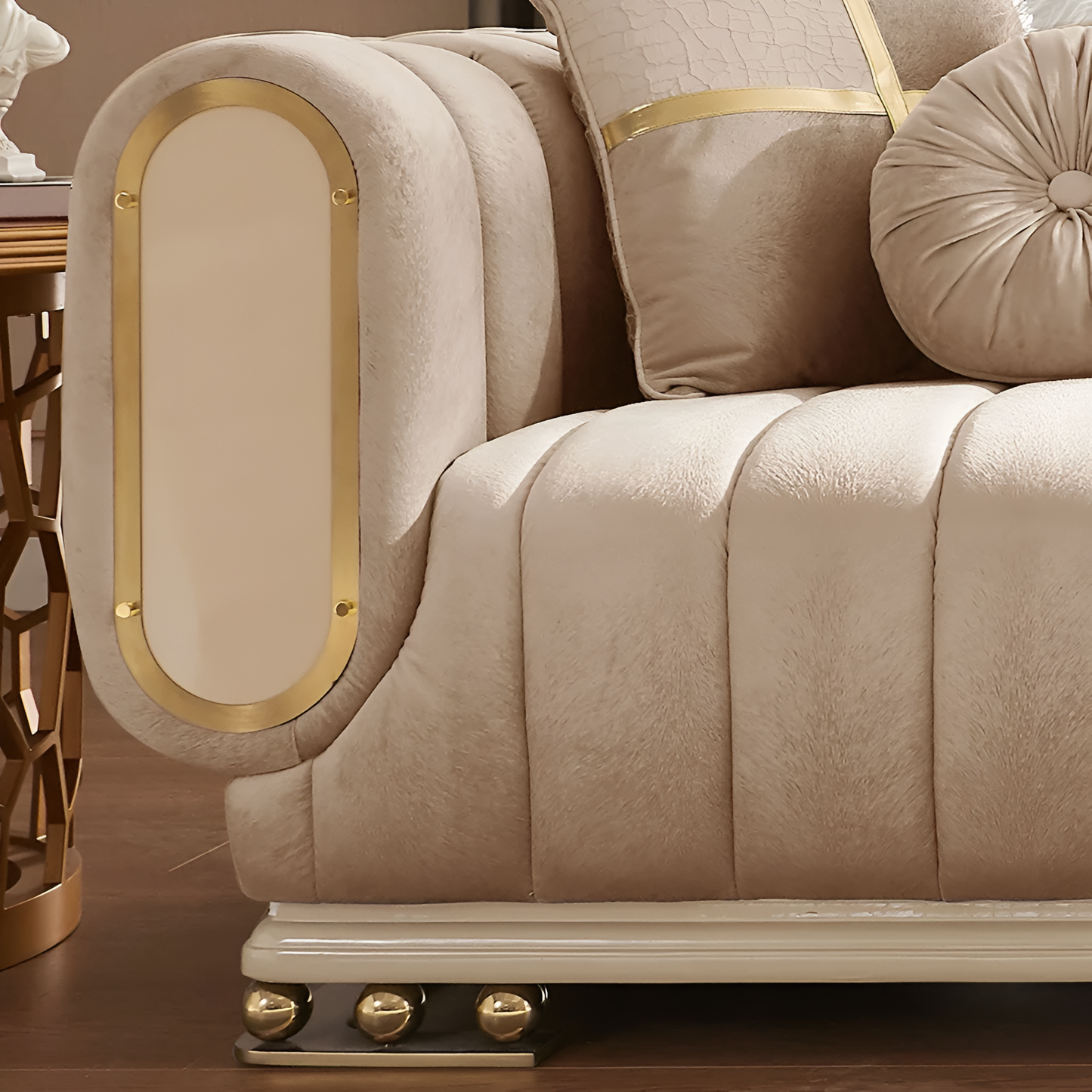 3 Piece Velvet Modern Sofa Set / Ruchi