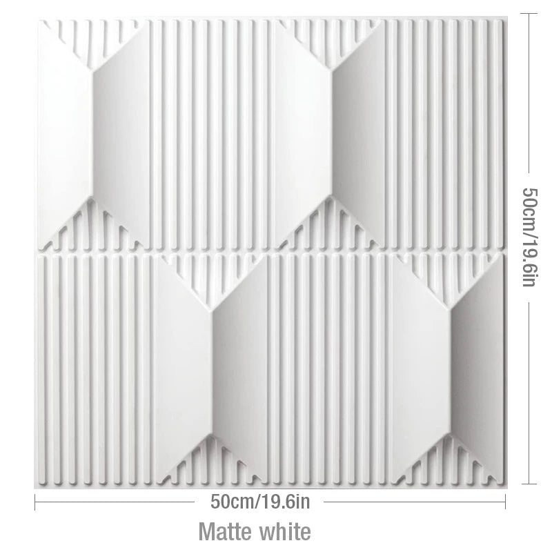 12 Pcs 3D Geometric Shaped Modern Wall Sticker / Ruchi