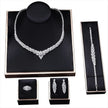 Exquisitely Crafted Crystal Metal Jewelry Set / Ruchi