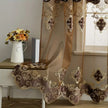 Embroidery Tulle Window Curtain For Living Room / Ruchi