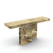 Modern Marble Looking Metal Accent Table