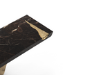 Modern Marble Looking Metal Accent Table