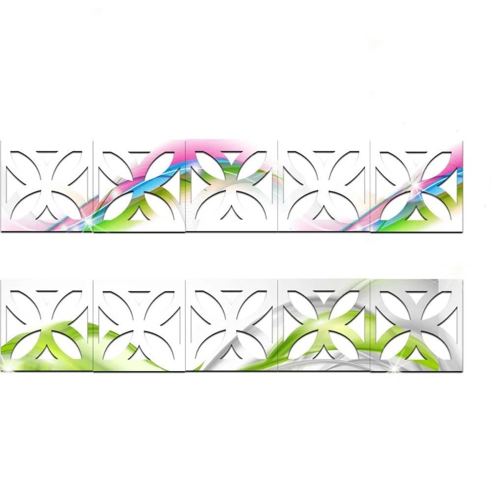 Modern Reflective Wall Sticker For Living Room / Ruchi