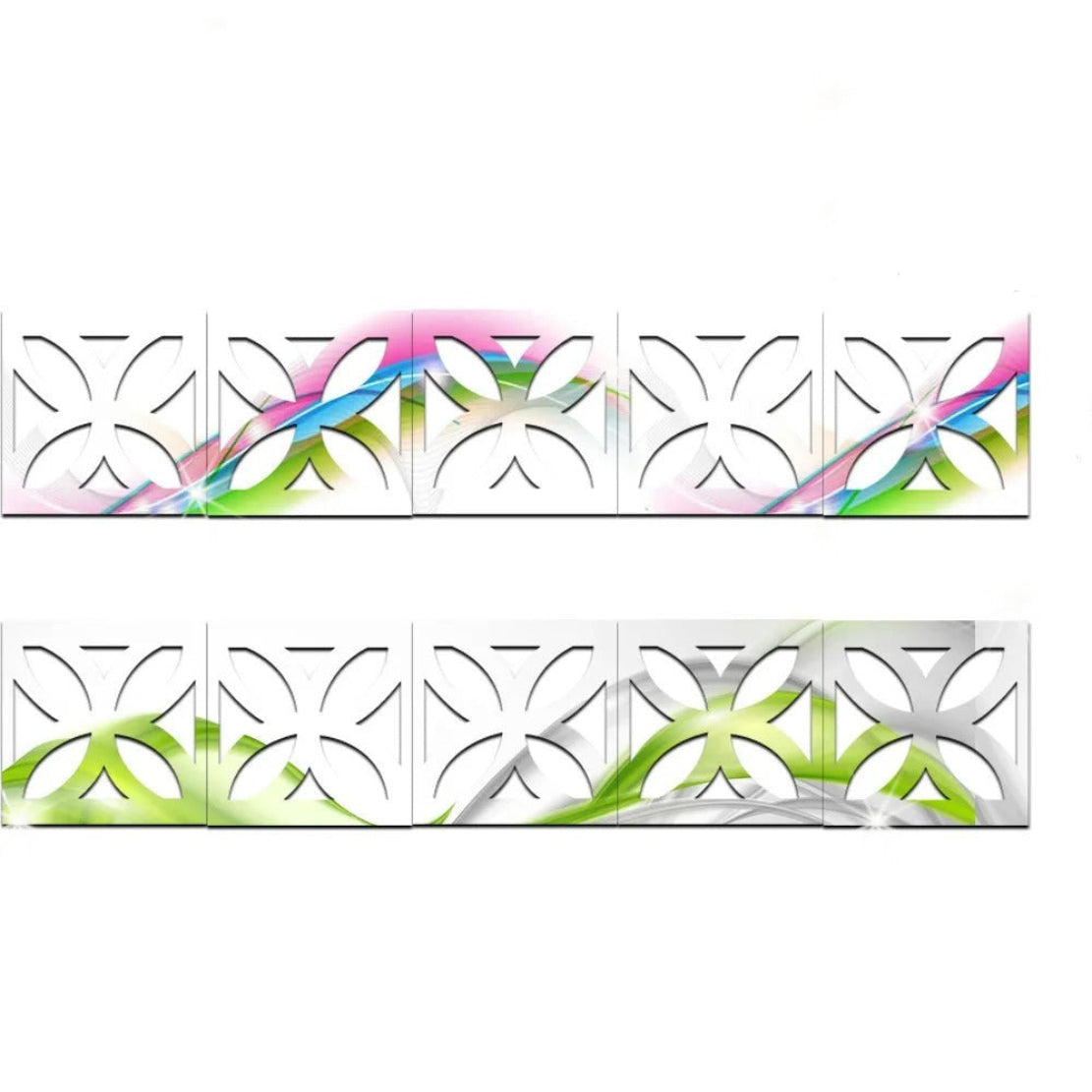 Modern Reflective Wall Sticker For Living Room / Ruchi