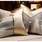Chic Elegance Polyester Jacquard Square Embroidered Pillow Case / Ruchi