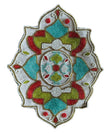 2 PCS Mandala Embroidered Beaded Placemat / Ruchi