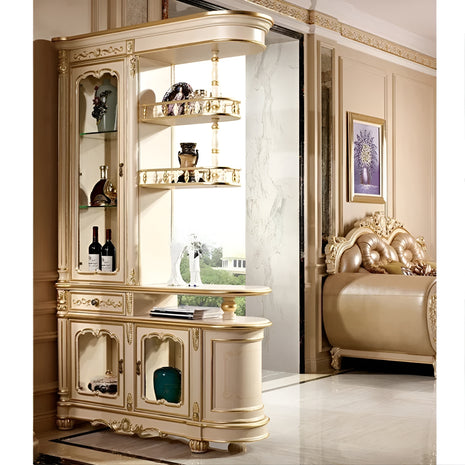 European Wooden Wine Cabinet / Ruchi