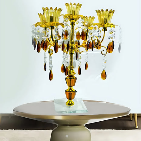 Decorative Vintage Glass Candle Holder / Ruchi