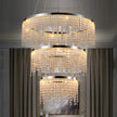 Modern LED Crystal Circular Chandelier / Ruchi 
