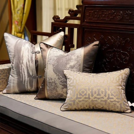 Embroidered Jacquard Polyester Pillow Case / Ruchi