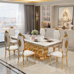 Marble Modern Rectangular Dining Table For 6 / Ruchi