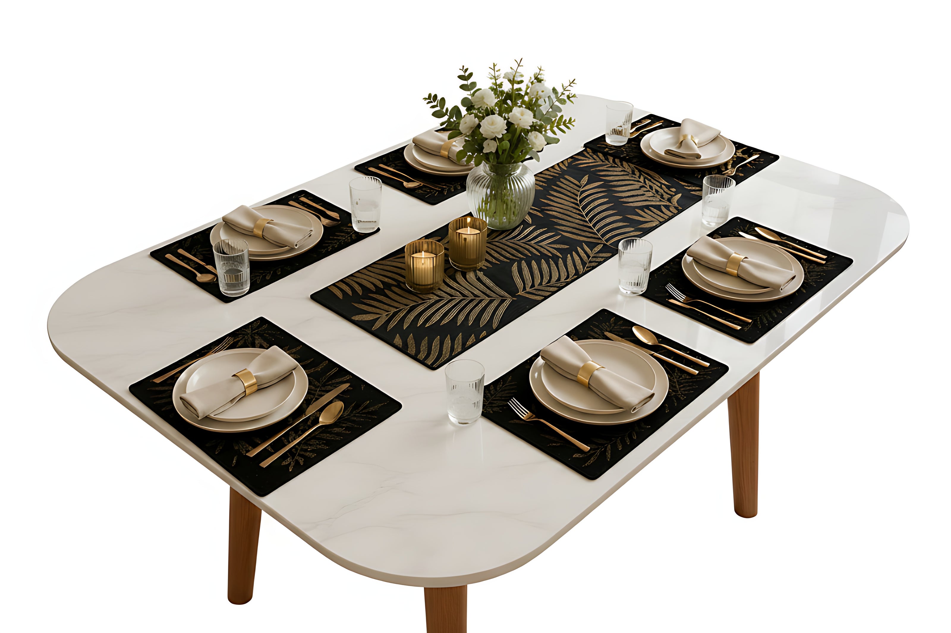 Table Runner And Placemats Set