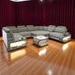 U-shaped LED Fabric Sectional Sofa / Ruchi