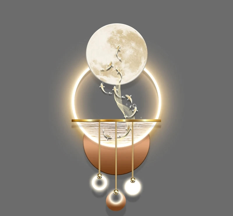 Modern Wall Painting With LED Lights / Ruchi