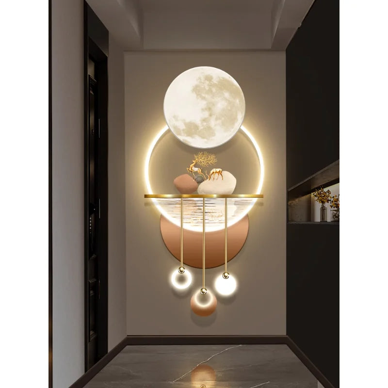 Modern Wall Painting With LED Lights / Ruchi