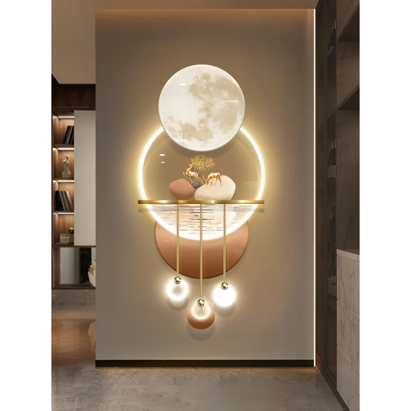 Modern Wall Painting With LED Lights / Ruchi