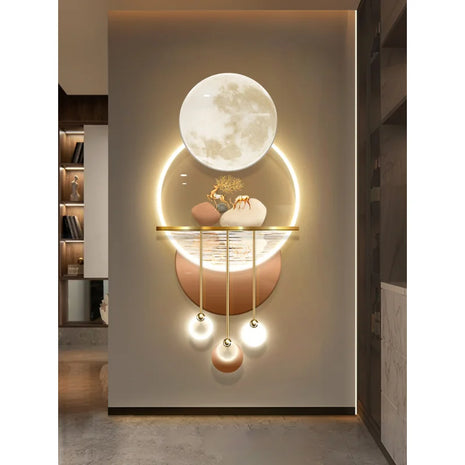 Modern Wall Painting With LED Lights / Ruchi