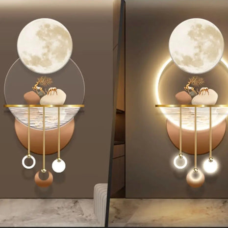Modern Wall Painting With LED Lights / Ruchi