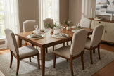 Elegant Pearl White & Gold Beaded Round Placemat / Ruchi