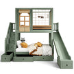 Modern Wooden Kids Bunk Bed / Ruchi