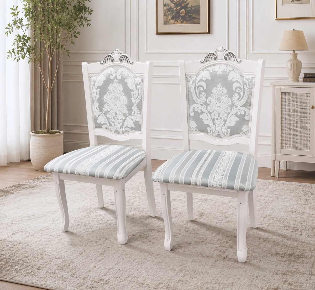 Modern Dining Chairs Set of 6 / Ruchi 
