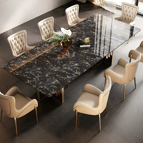 Rectangular Marble Modern Dining Table Set / Ruchi