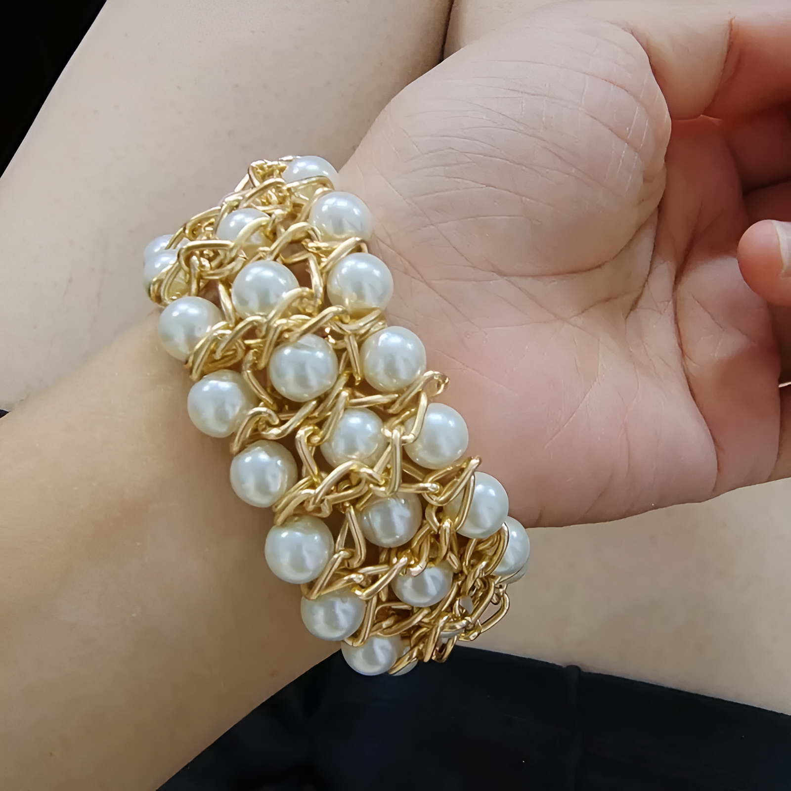 Pearl Beaded Bracelet For Women / Ruchi
