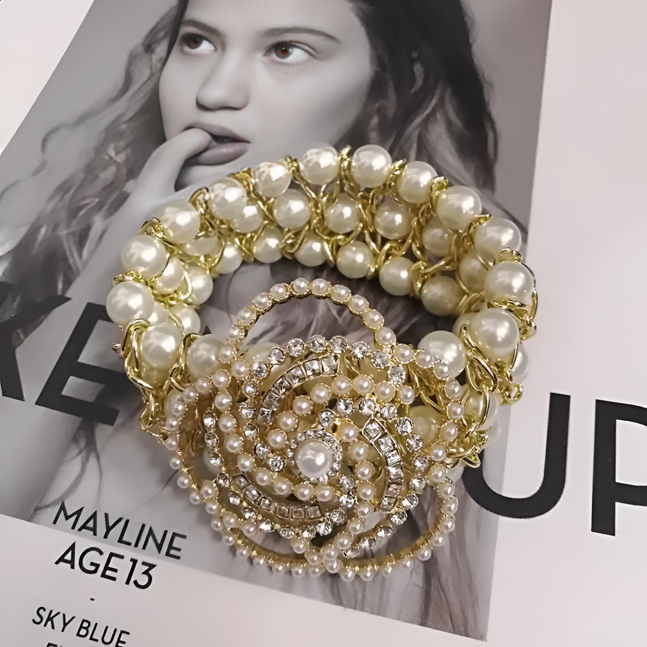 Pearl Beaded Bracelet For Women / Ruchi