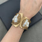 Modern Baroque Style Pearl Cuff Bracelet