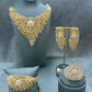 4 Pcs Trendy Gold Plated Women Jewelry Set / Ruchi