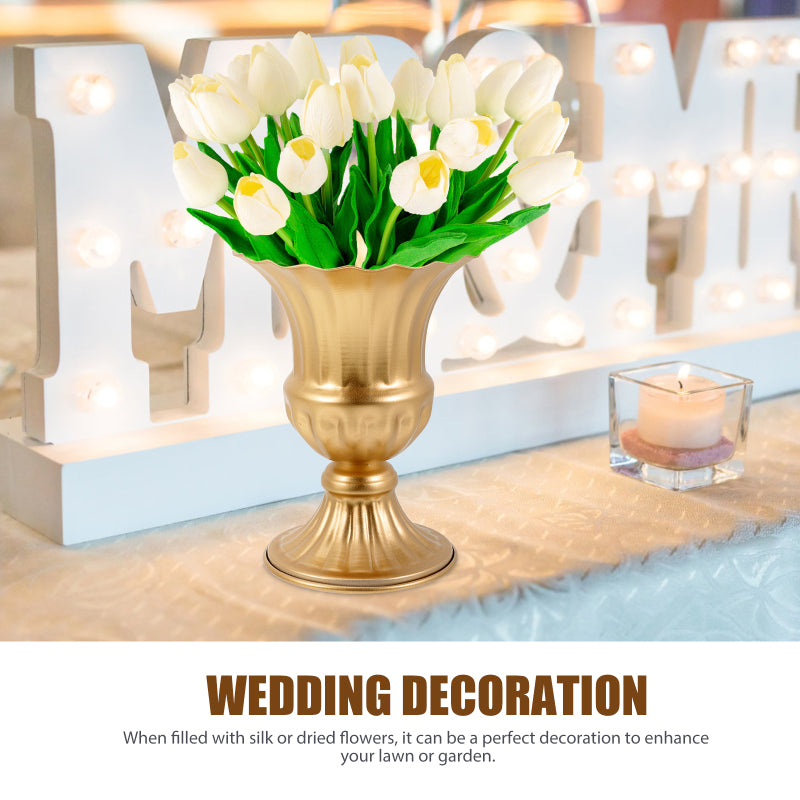 Metal Floor Vase Decor Set For Outdoor / Ruchi