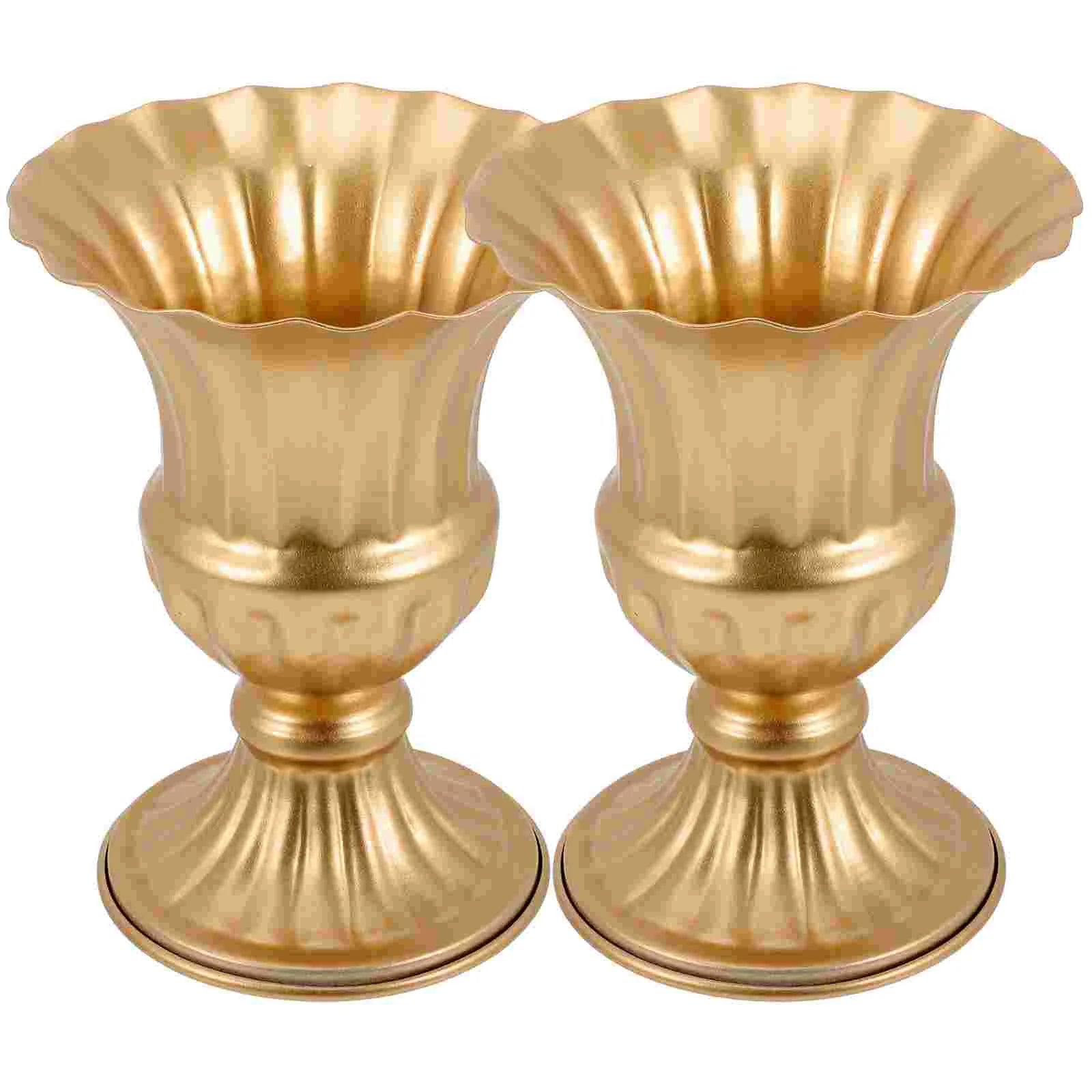 Metal Floor Vase Decor Set For Outdoor / Ruchi